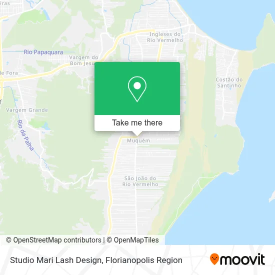 Studio Mari Lash Design map
