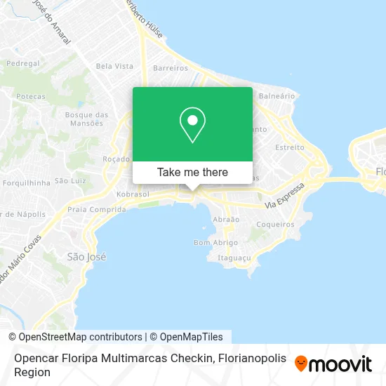 Opencar Floripa Multimarcas  Checkin map