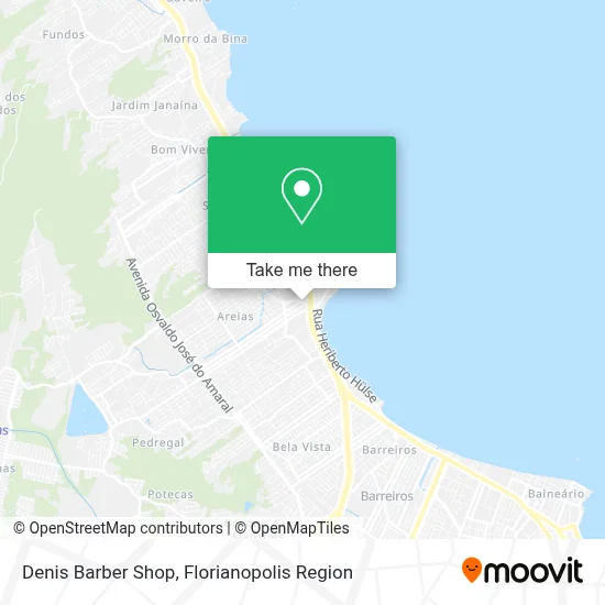 Denis Barber Shop map