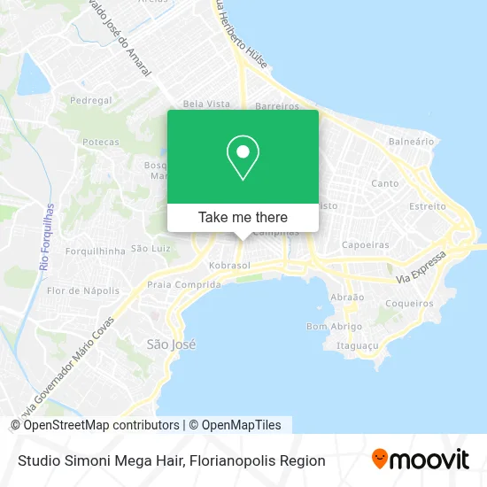 Studio Simoni Mega Hair map