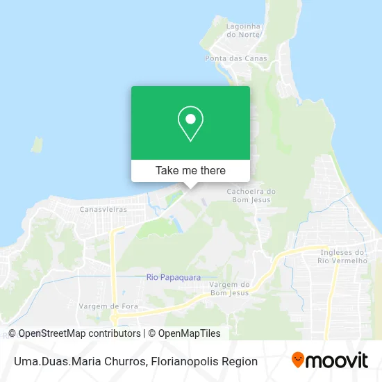 Uma.Duas.Maria Churros map