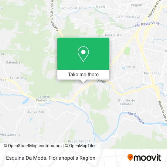 Esquina Da Moda map