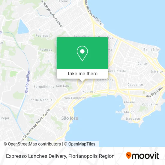 Expresso Lanches Delivery map