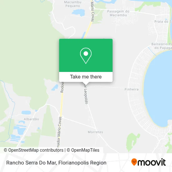 Rancho Serra Do Mar map