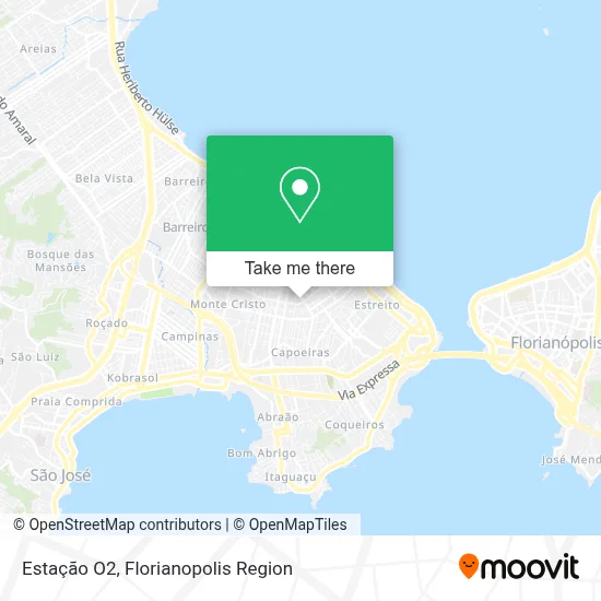 Estação O2 map