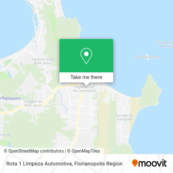 Rota 1 Limpeza Automotiva map