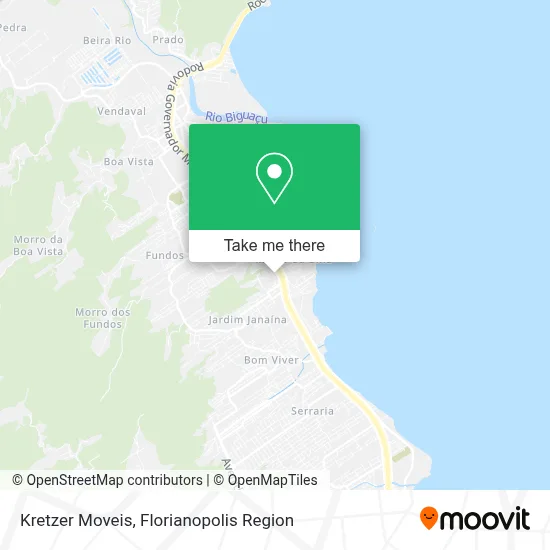 Kretzer Moveis map