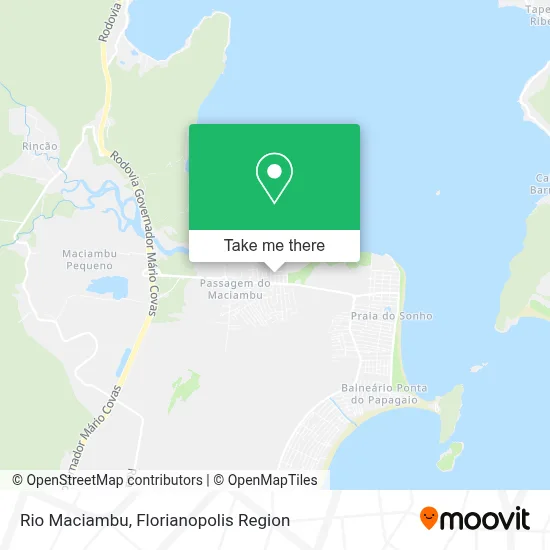 Rio Maciambu map