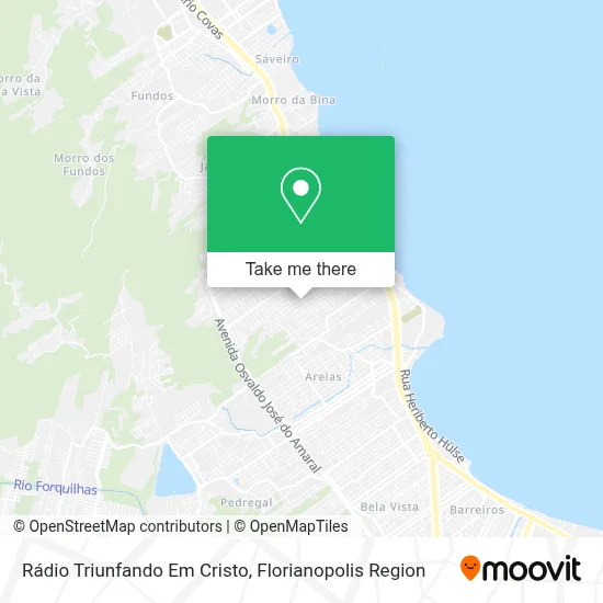 Rádio Triunfando Em Cristo map