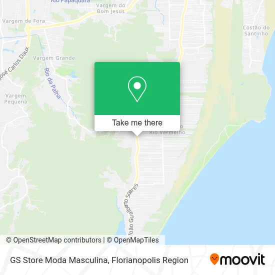 GS Store Moda Masculina map