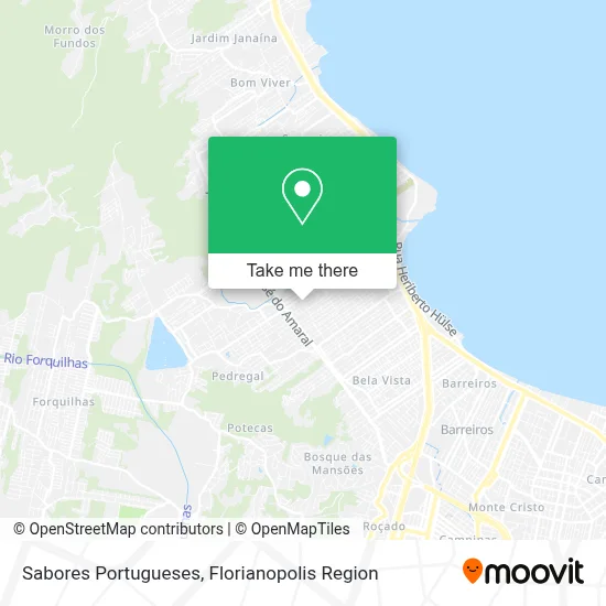 Sabores Portugueses map