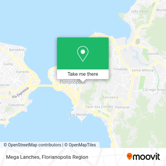 Mega Lanches map