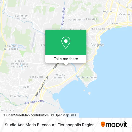 Studio Ana Maria Bitencourt map