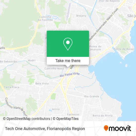 Tech One Automotive map