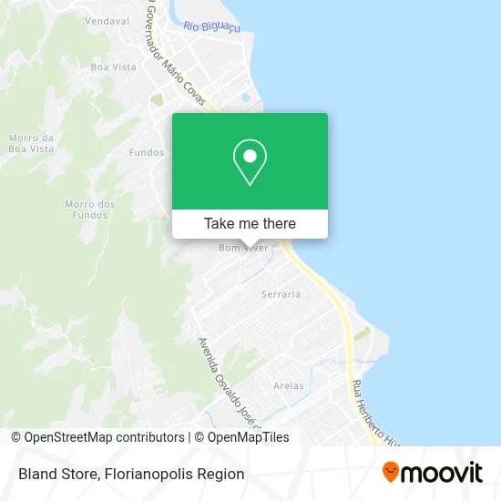 Bland Store map