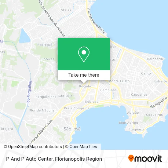 P And P Auto Center map