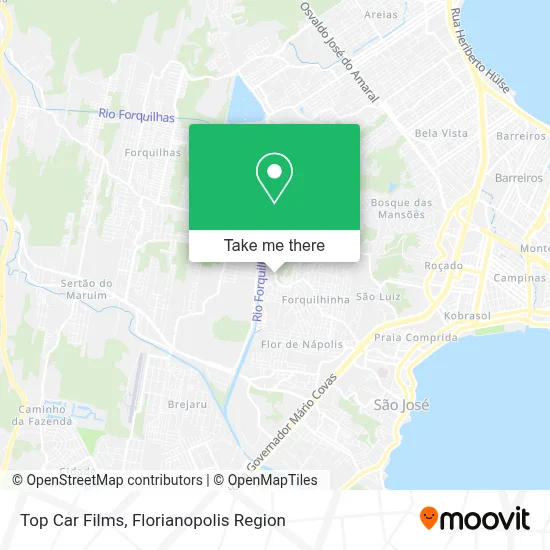 Top Car Films map