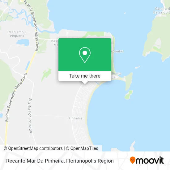 Recanto Mar Da Pinheira map
