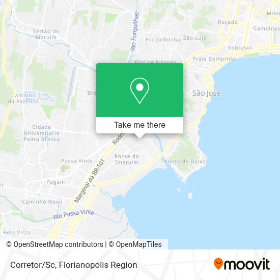 Corretor/Sc map