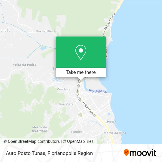 Auto Posto Tunas map