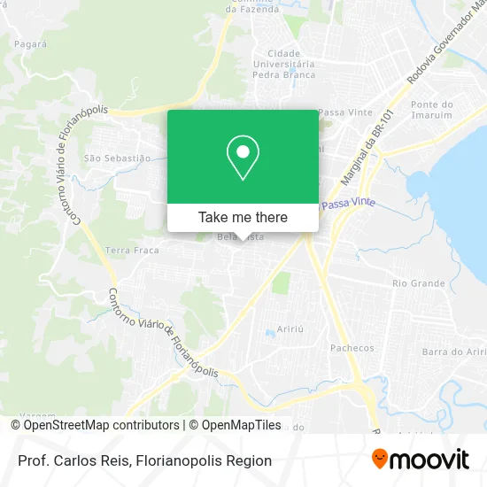 Prof. Carlos Reis map