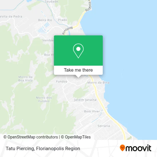 Tatu Piercing map