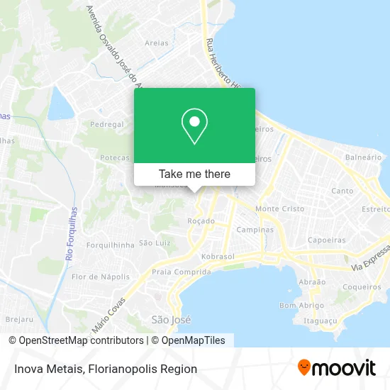 Inova Metais map