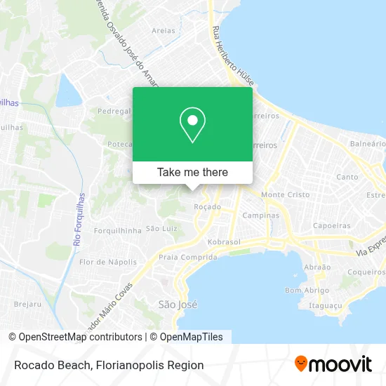 Rocado Beach map