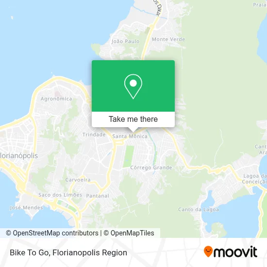 Bike To Go map