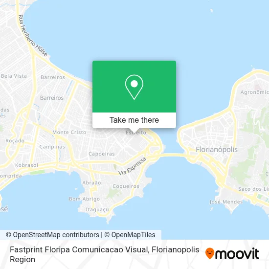Fastprint Floripa Comunicacao Visual map