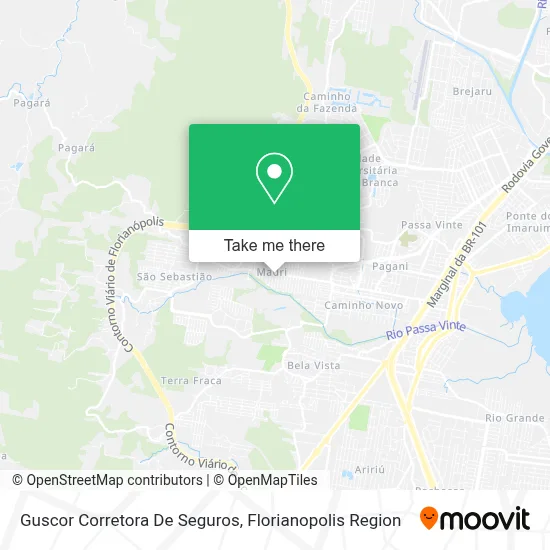 Guscor Corretora De Seguros map