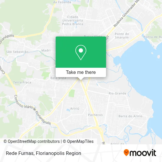 Rede Furnas map