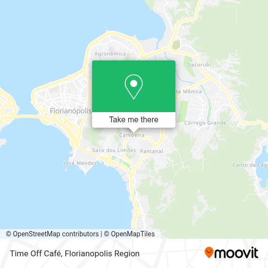 Time Off Café map