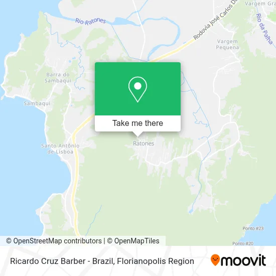 Ricardo Cruz Barber - Brazil map