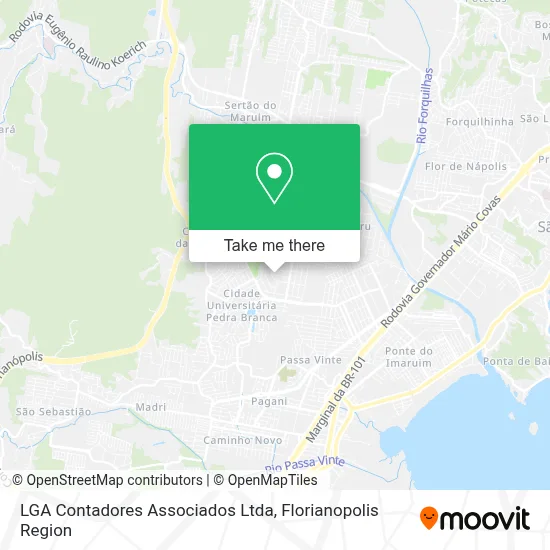LGA Contadores Associados Ltda map
