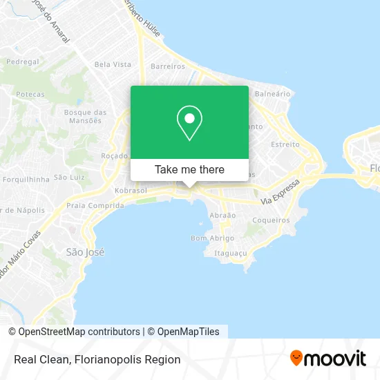 Real Clean map