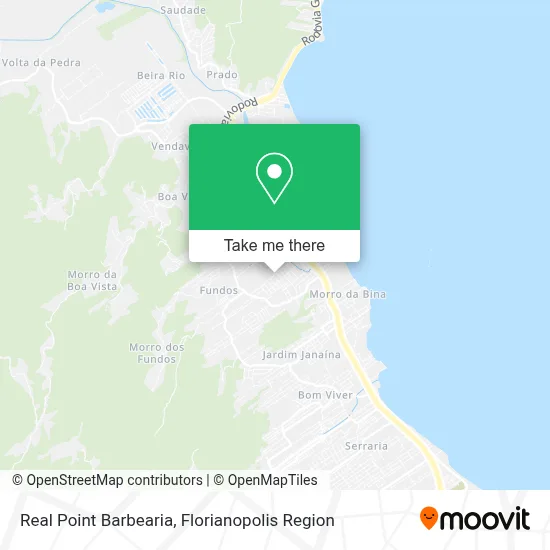 Real Point Barbearia map