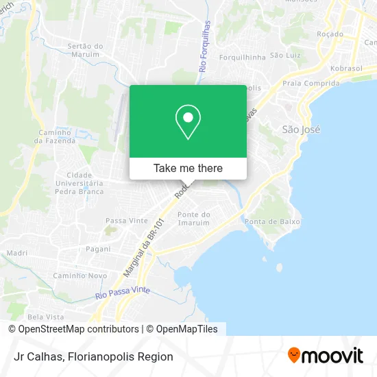 Jr Calhas map