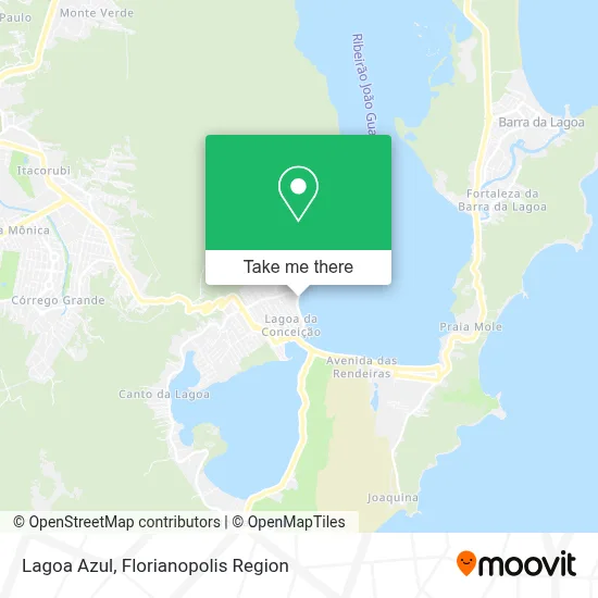 Lagoa Azul map