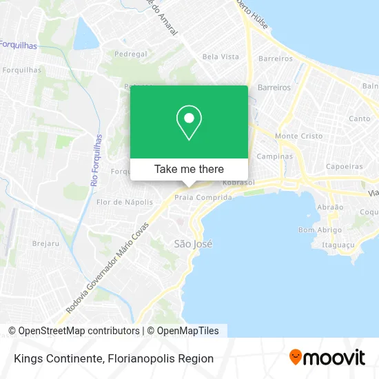 Kings Continente map