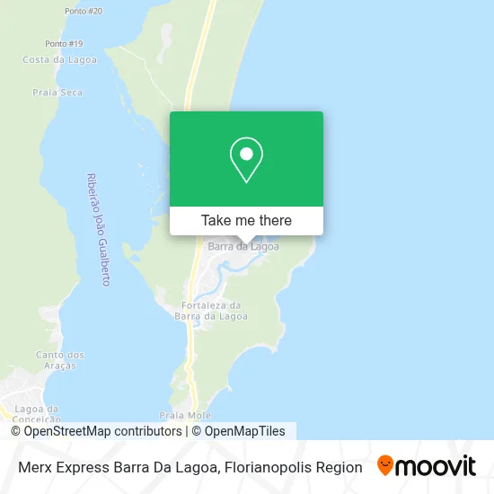 Merx Express Barra Da Lagoa map