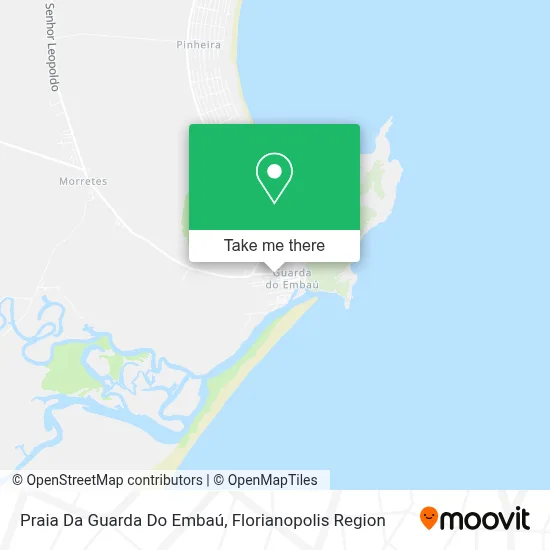 Praia Da Guarda Do Embaú map