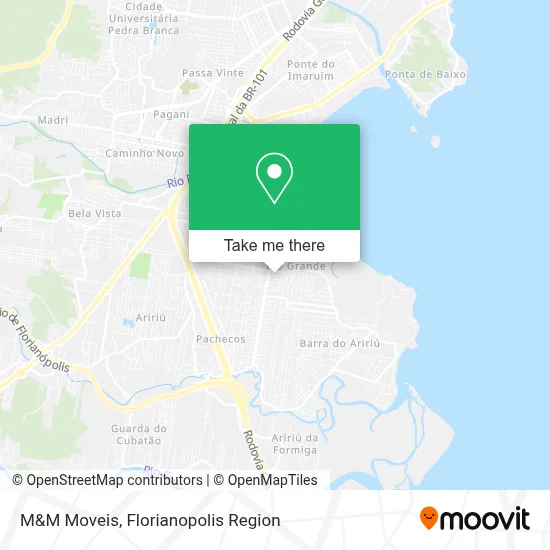 M&M Moveis map