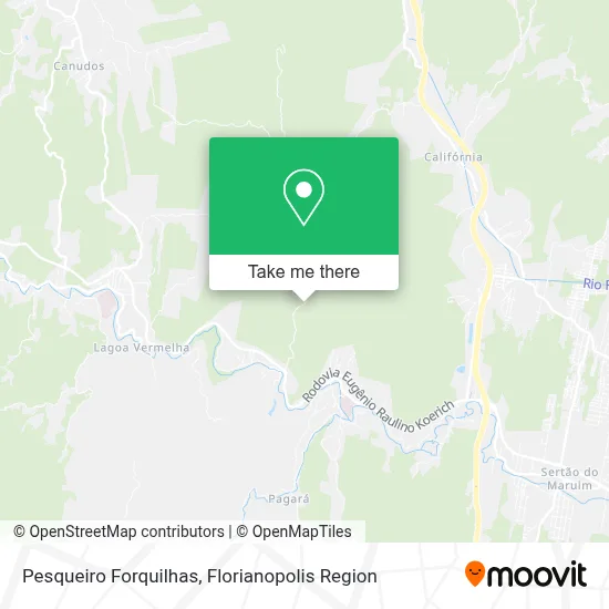 Pesqueiro Forquilhas map