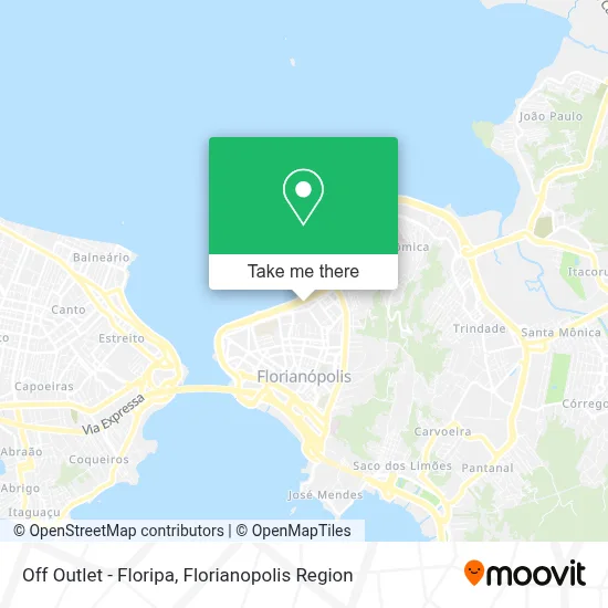 Off Outlet - Floripa map