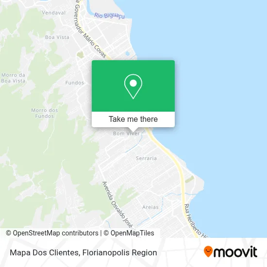 Mapa Dos Clientes map