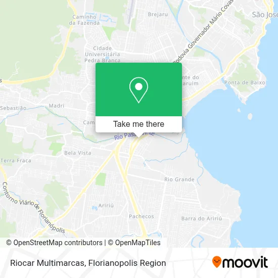 Riocar Multimarcas map