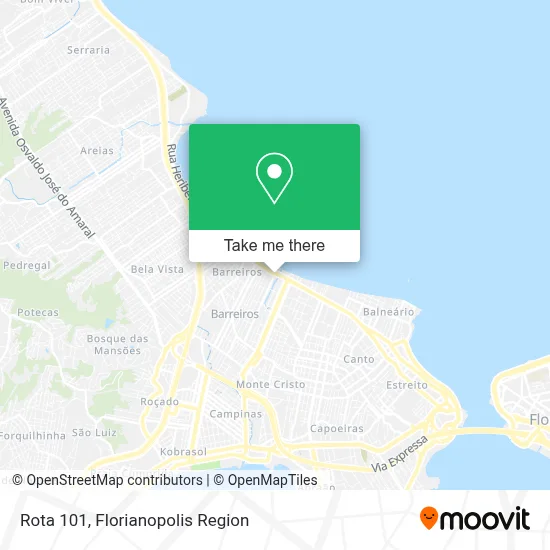 Rota 101 map