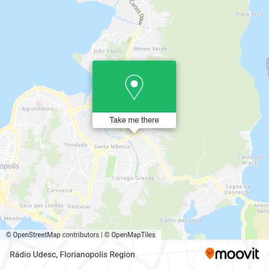 Rádio Udesc map