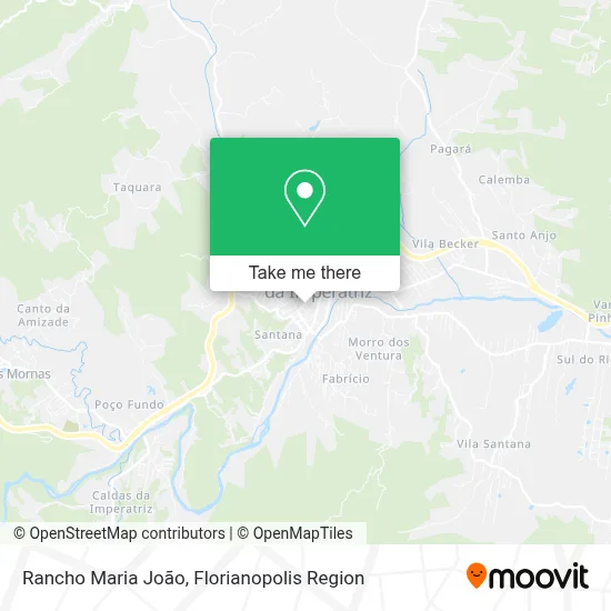 Rancho Maria João map